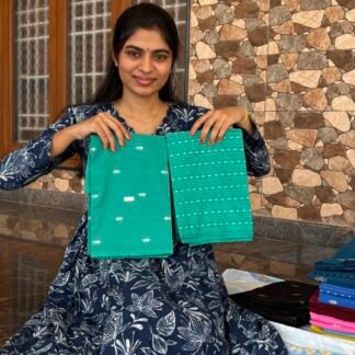 Rama green cotton coord
