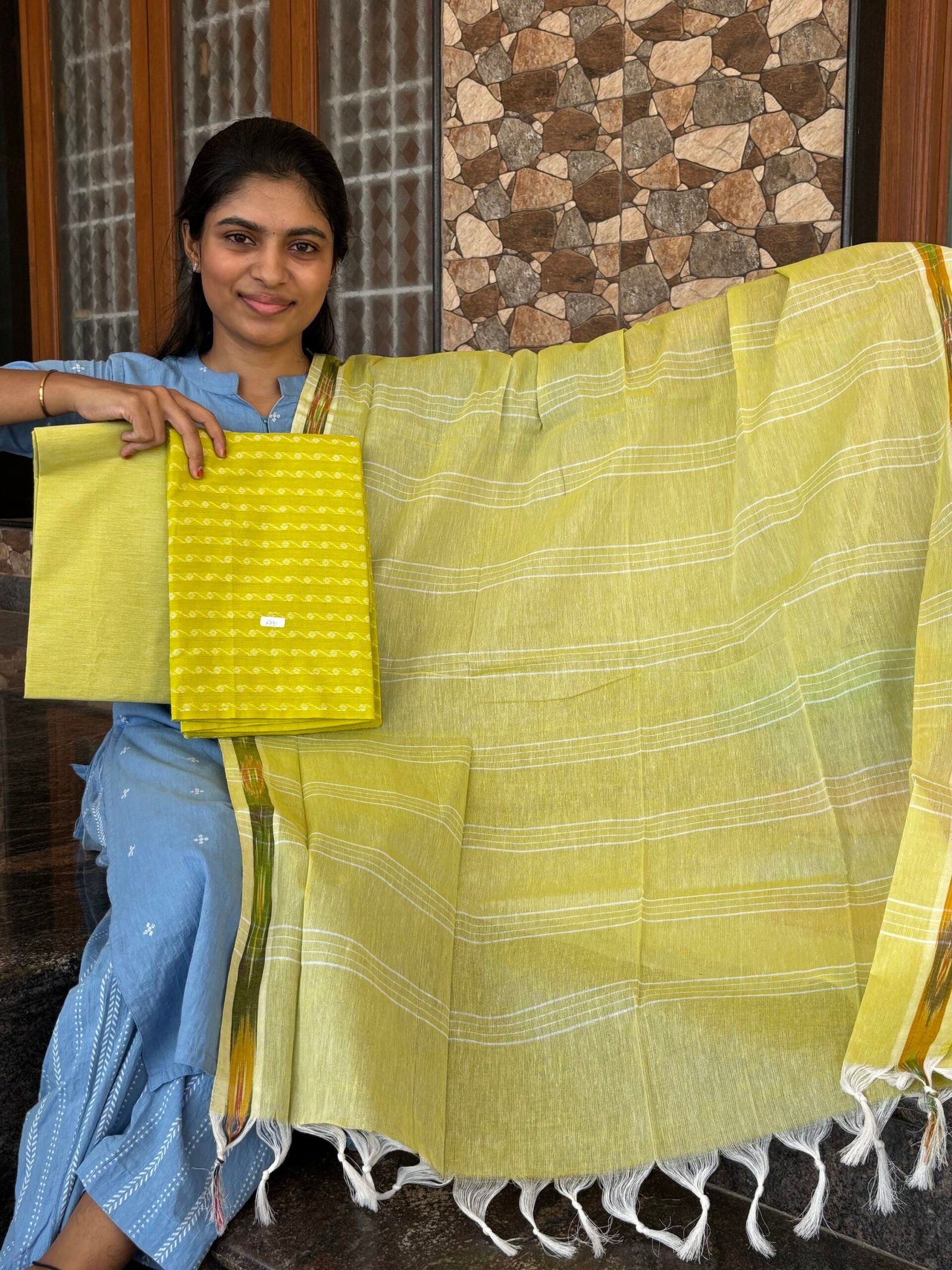 Lime yellow 3 piece set