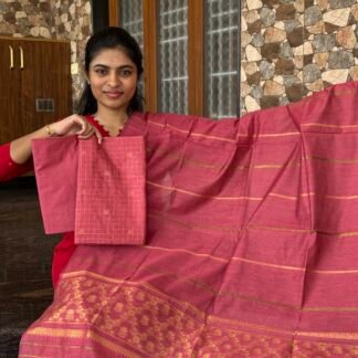 Onion Pink Mayuri silk set