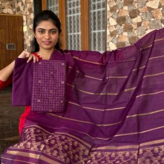 Purple Mayuri Silk