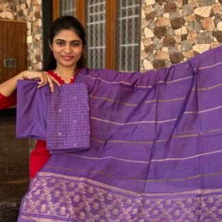Lavender Mayuri silk set