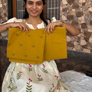 Mustard yellow cotton coord
