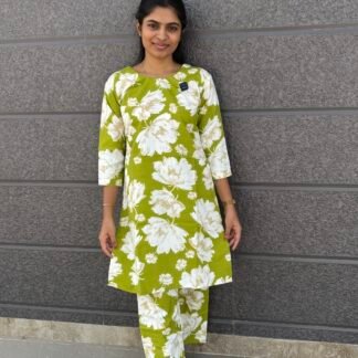 Green ready made coord
