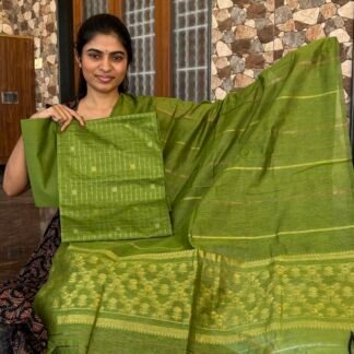 Green Mayuri silk