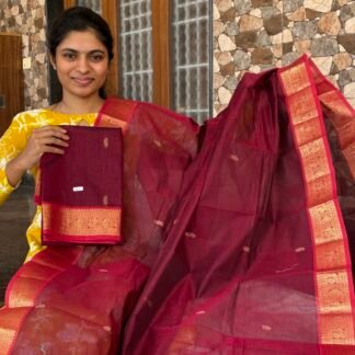 Maroon Kanchi cotton